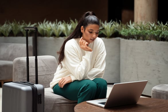 side-view-woman-working-laptop