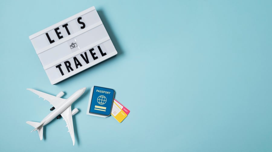 lets travel sign